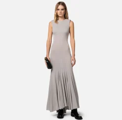 Elisabetta Franchi Abito Lungo In Jersey Svasato Al Fondo^ Abiti