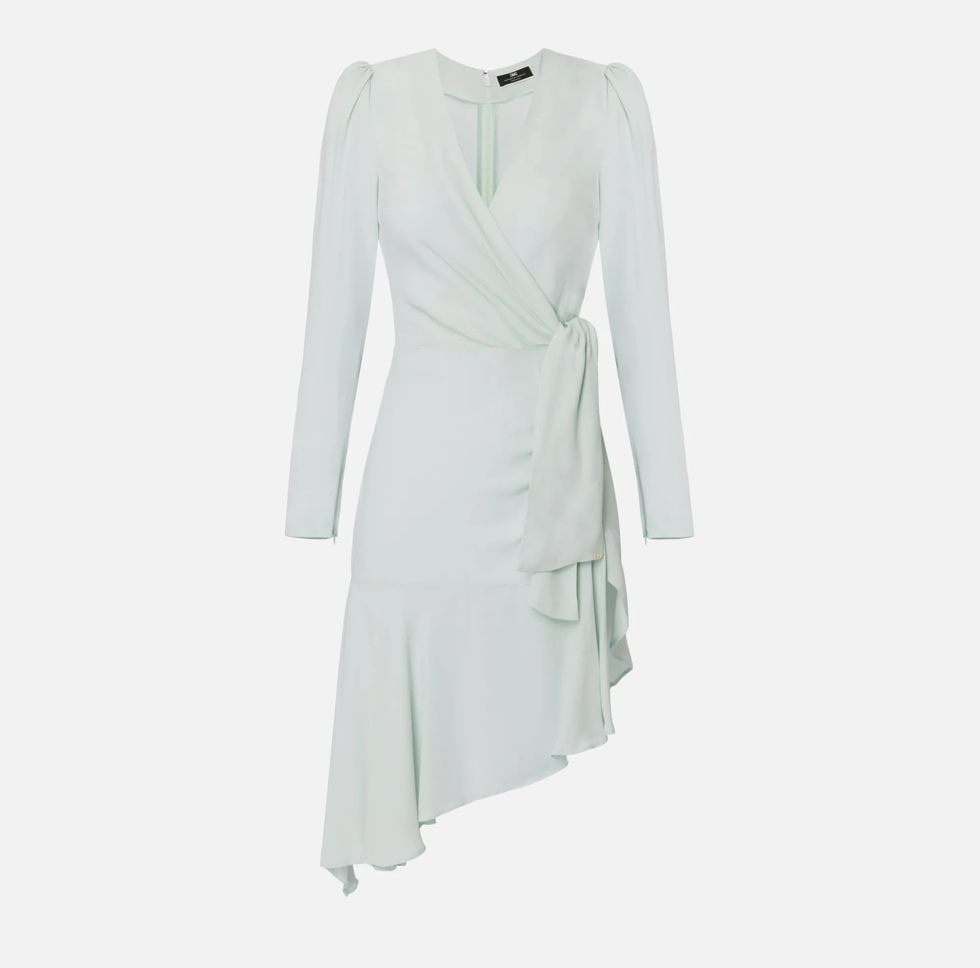 Elisabetta Franchi Abito Midi In Georgette Di Viscosa^ Abiti