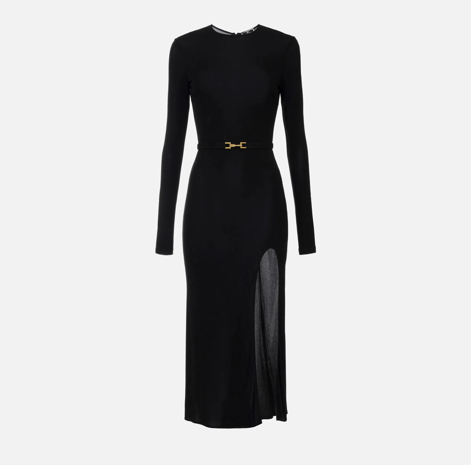 Elisabetta Franchi Abito Midi In Jersey Con Cintura^ Abiti