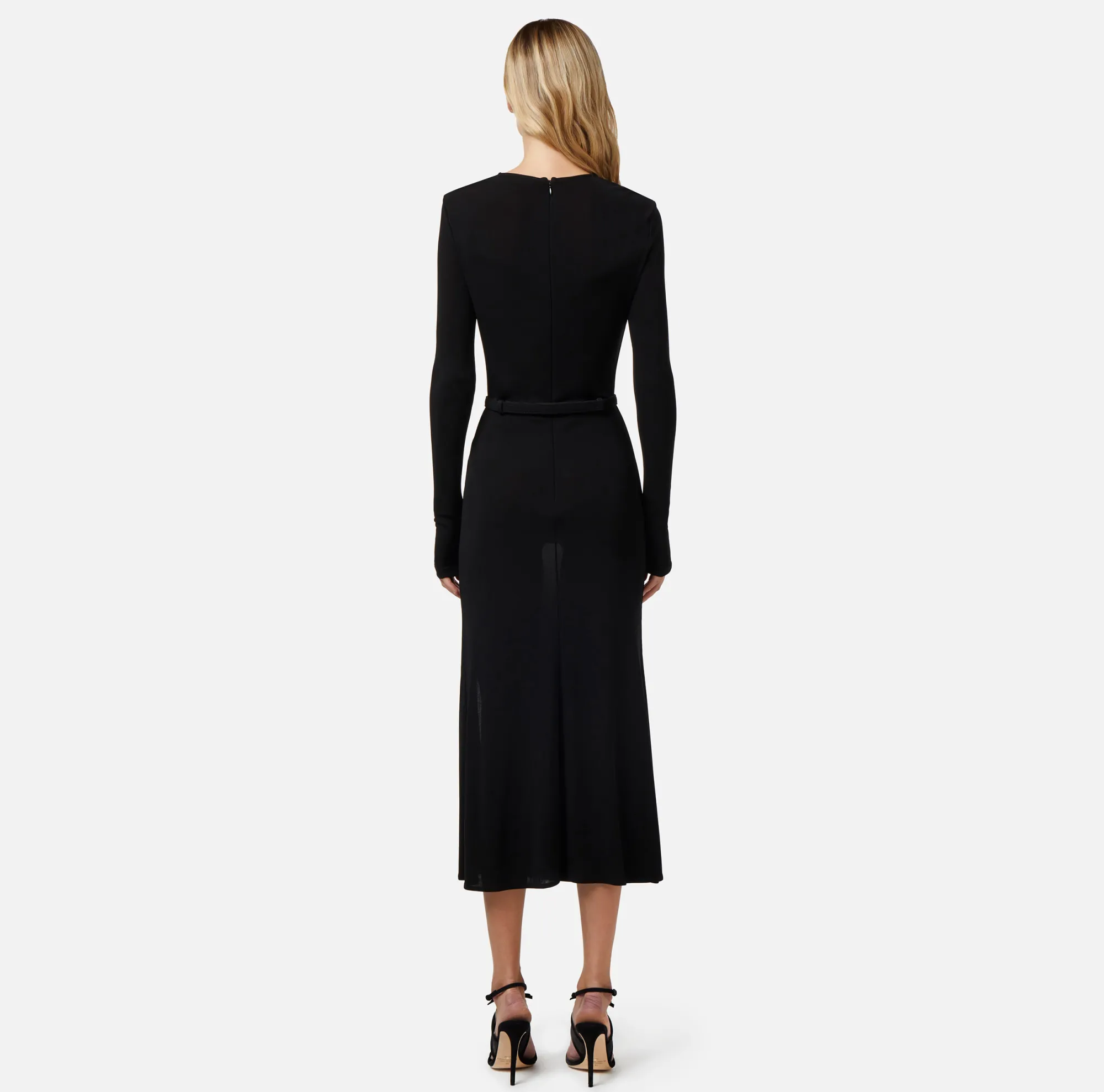 Elisabetta Franchi Abito Midi In Jersey Con Cintura^ Abiti