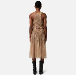 Elisabetta Franchi Abito Midi In Tulle Ricamato^ Abiti