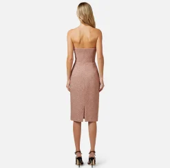 Elisabetta Franchi Abito Midi In Tweed Lurex^ Abiti