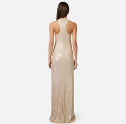 Elisabetta Franchi Abito Red Carpet In Jersey Con Paillettes^ Abiti