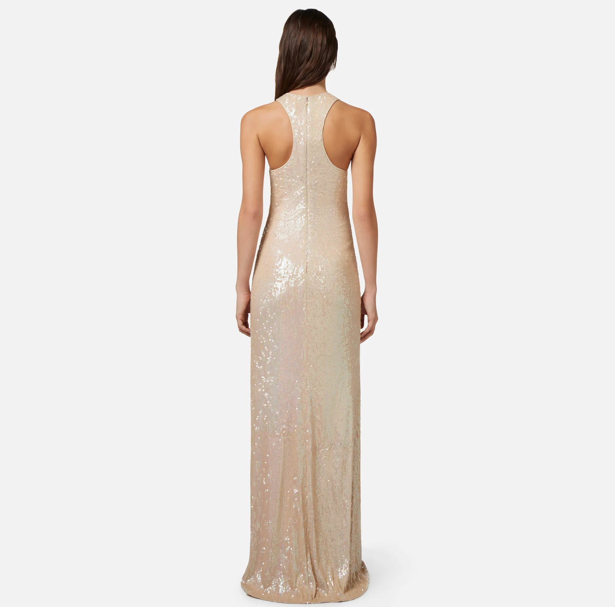Elisabetta Franchi Abito Red Carpet In Jersey Con Paillettes^ Abiti
