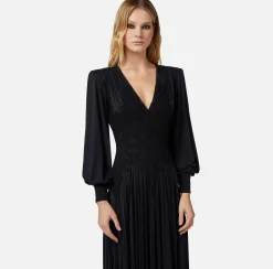 Elisabetta Franchi Abito Red Carpet In Jersey Con Inserti In Pizzo^ Red Carpet