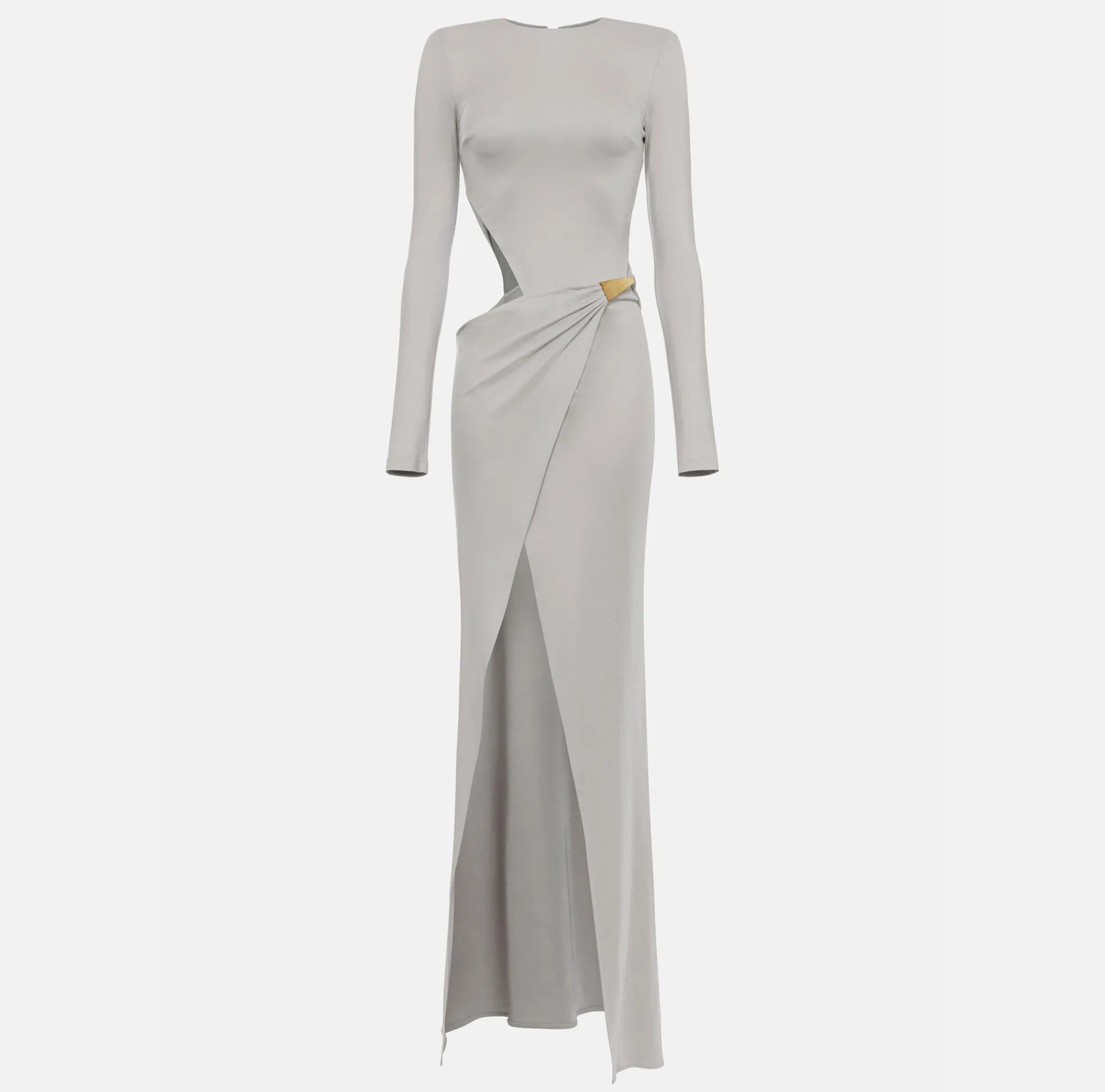 Elisabetta Franchi Abito Red Carpet In Jersey Con Moschettone^ Abiti