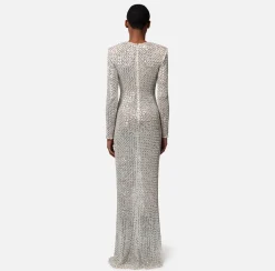 Elisabetta Franchi Abito Red Carpet In Paillettes Chevron^ Abiti