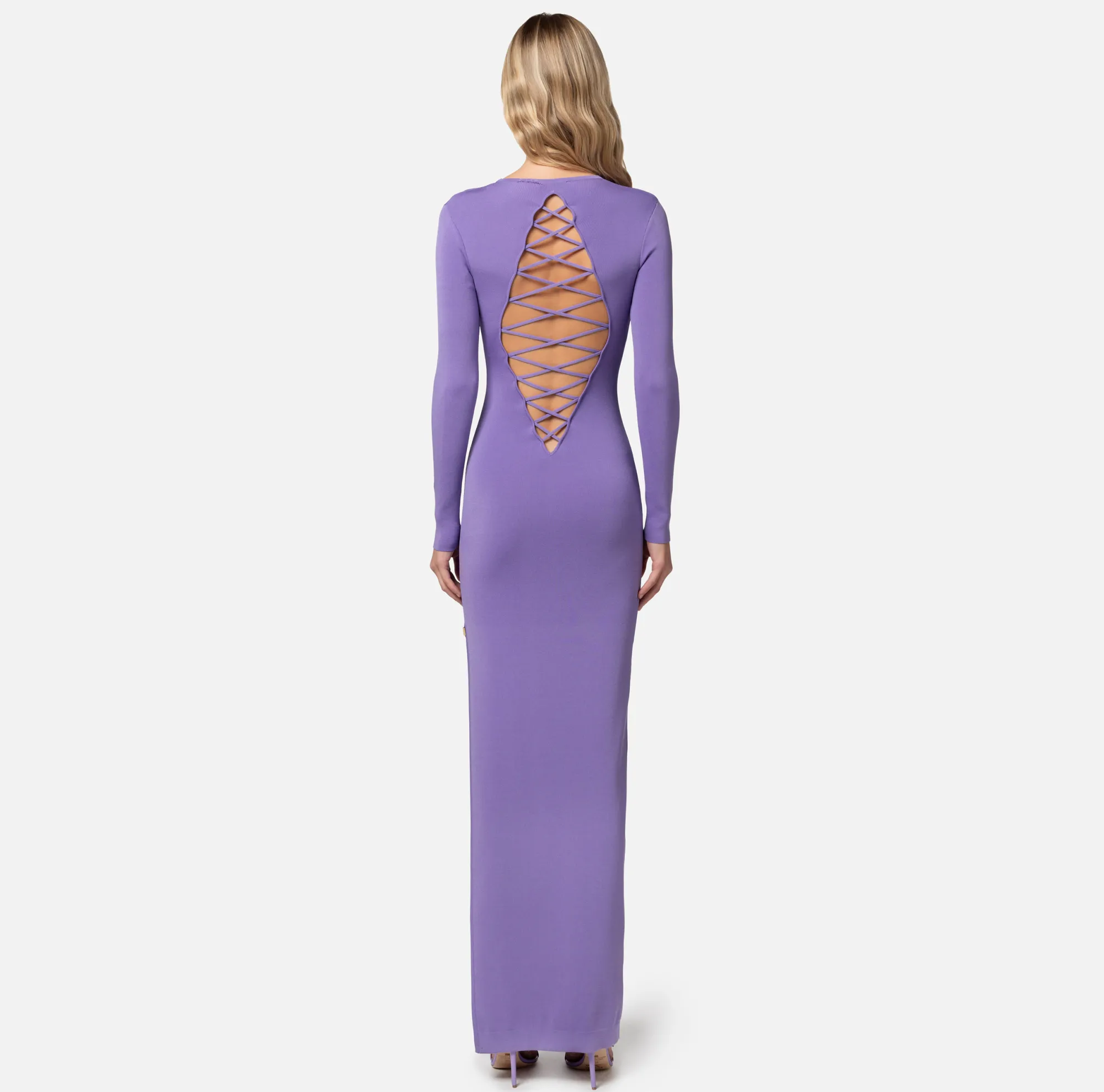 Elisabetta Franchi Abito Red Carpet In Rayon Con Criss-Cross^ Abiti