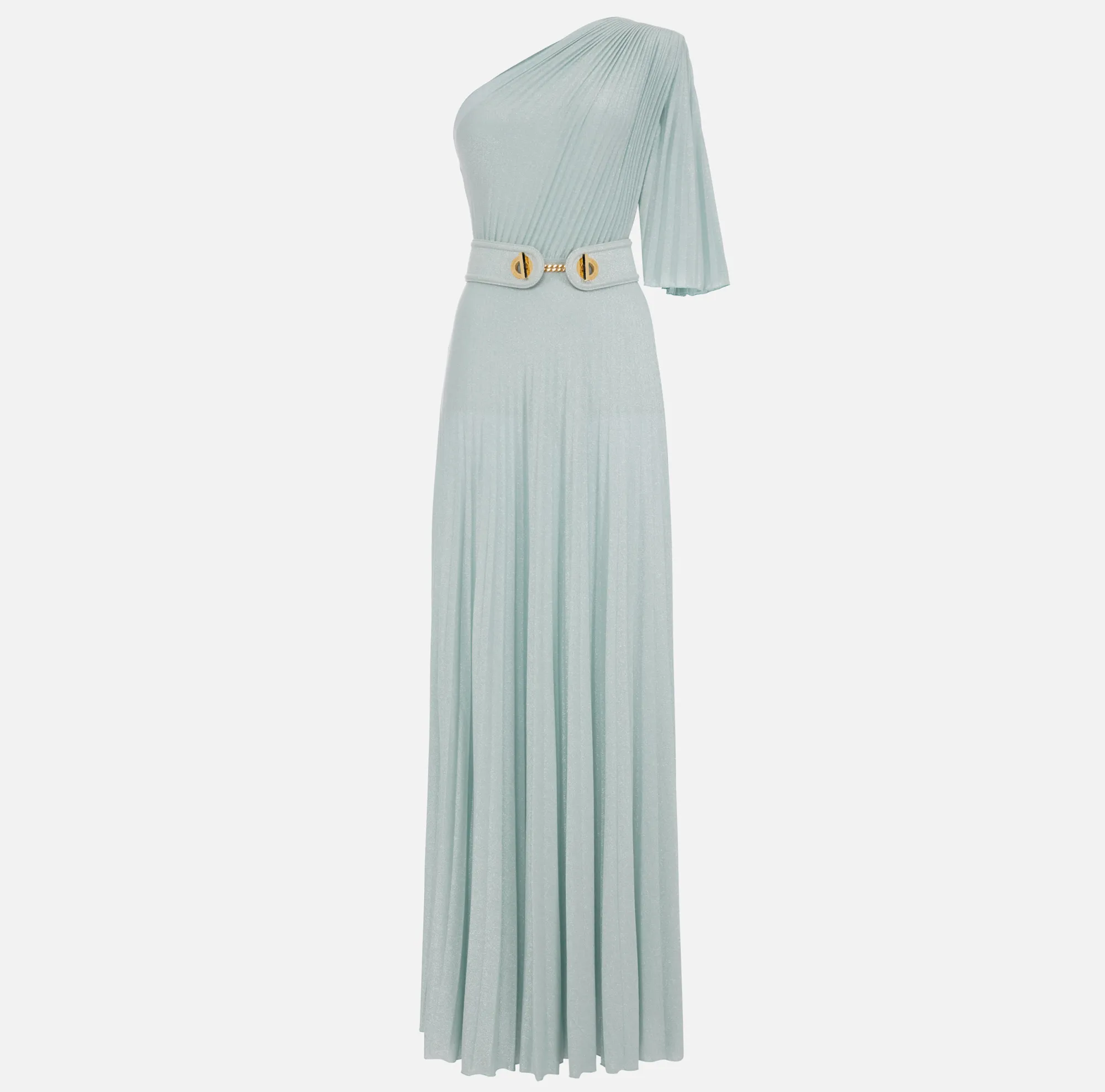 Elisabetta Franchi Abito Red Carpet Monospalla In Jersey Lurex^ Abiti