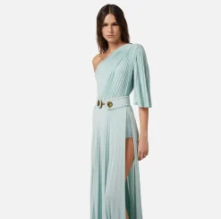 Elisabetta Franchi Abito Red Carpet Monospalla In Jersey Lurex^ Abiti