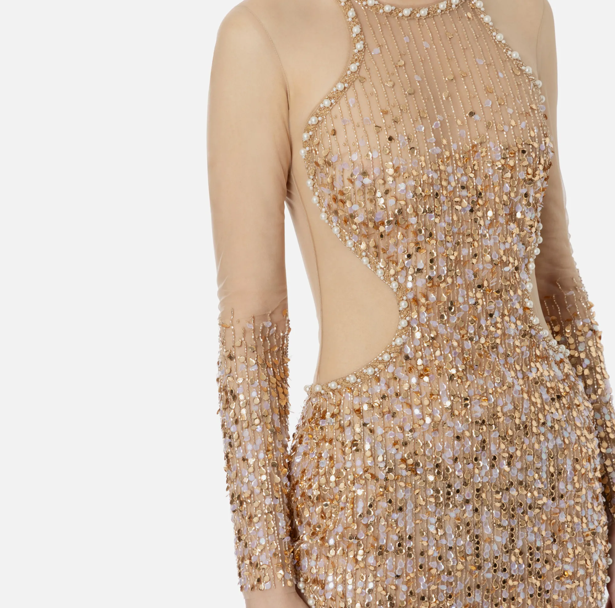Elisabetta Franchi Abito Red Carpet Ricamato Dalla Linea A Sirena^ Abiti