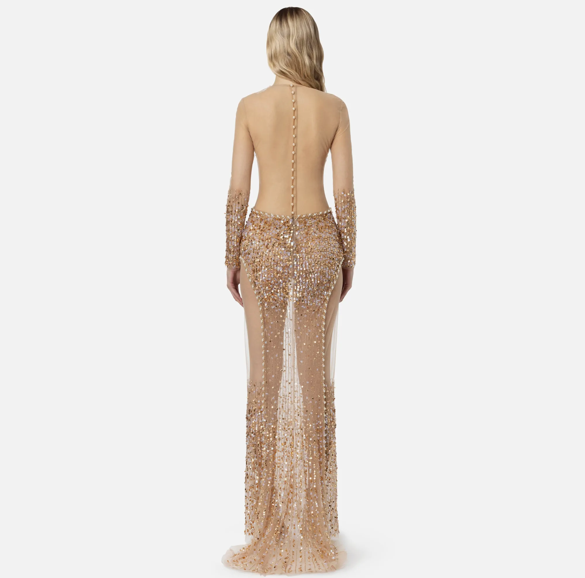 Elisabetta Franchi Abito Red Carpet Ricamato Dalla Linea A Sirena^ Abiti