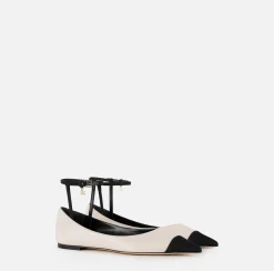 Elisabetta Franchi Ballerine In Nappa Con Puntalino^ Sneakers E Scarpe Basse