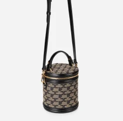 Elisabetta Franchi Bauletto Cilindro Monogram Travel^ Valigeria