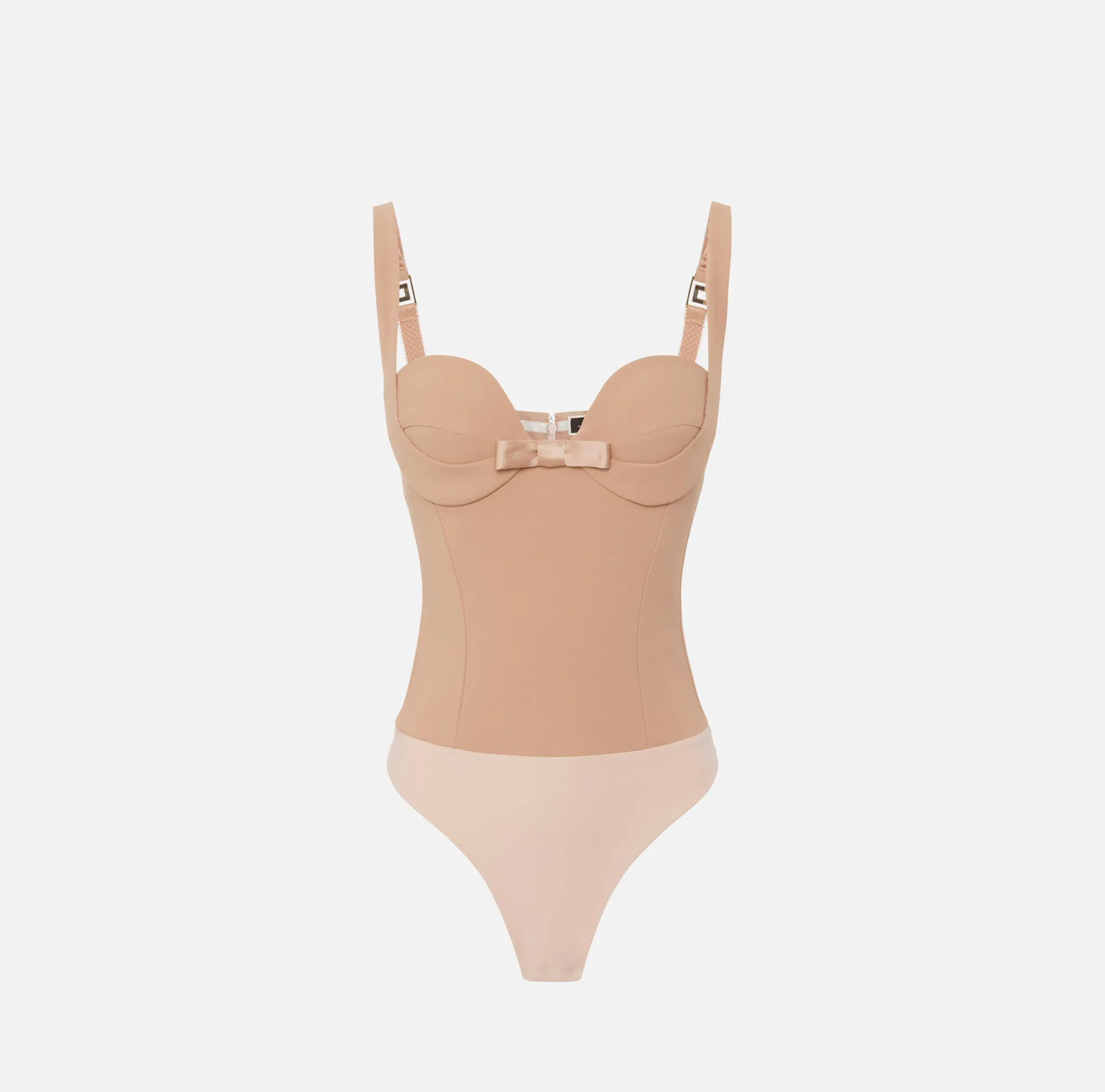 Elisabetta Franchi Body In Crepe Con Fiocchi In Raso^ Top, T-Shirt & Body
