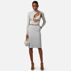 Elisabetta Franchi Body In Jersey Con Cut Out E Reggiseno^ Top, T-Shirt & Body