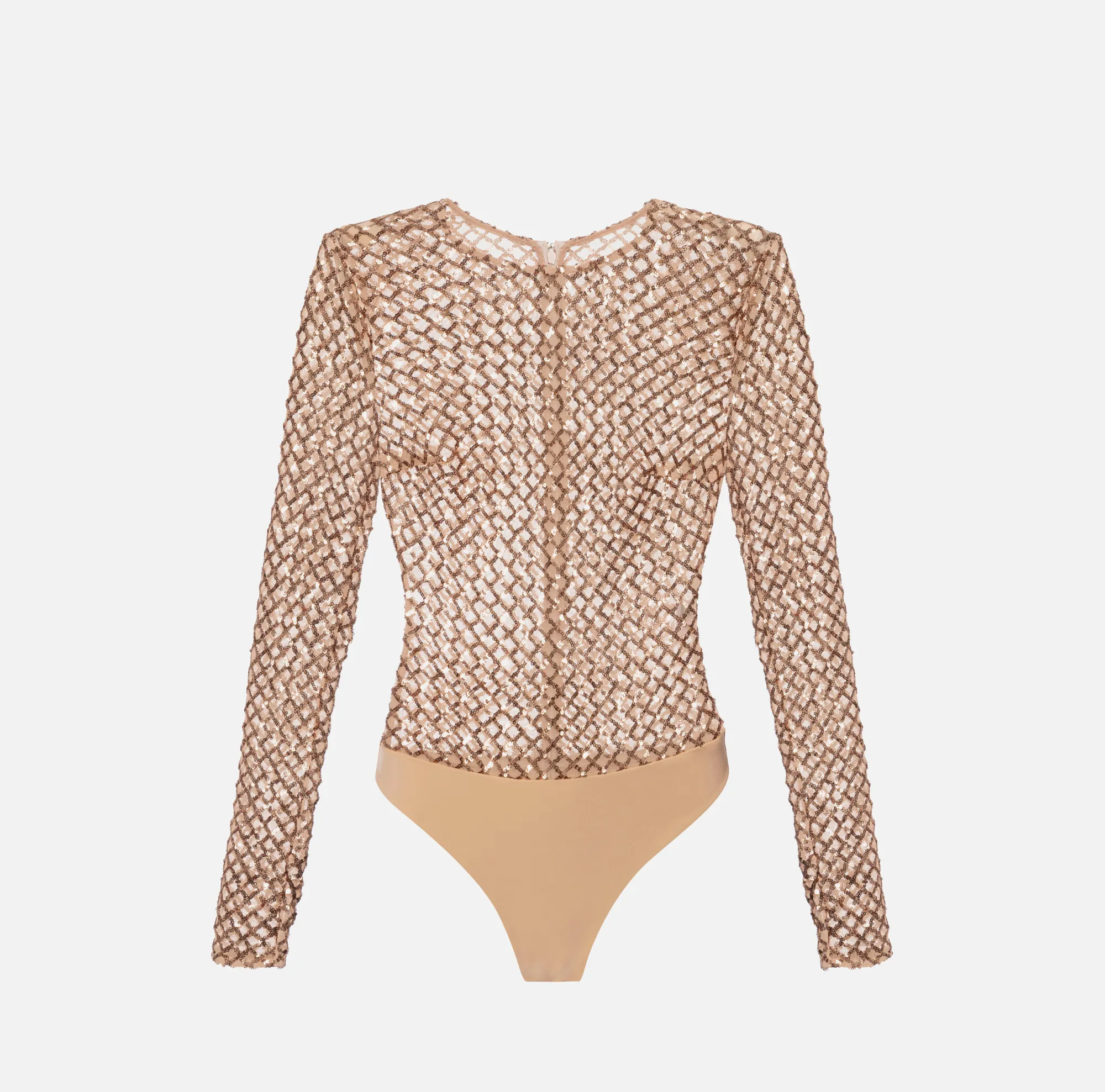 Elisabetta Franchi Body In Paillettes Chevron^ Top, T-Shirt & Body