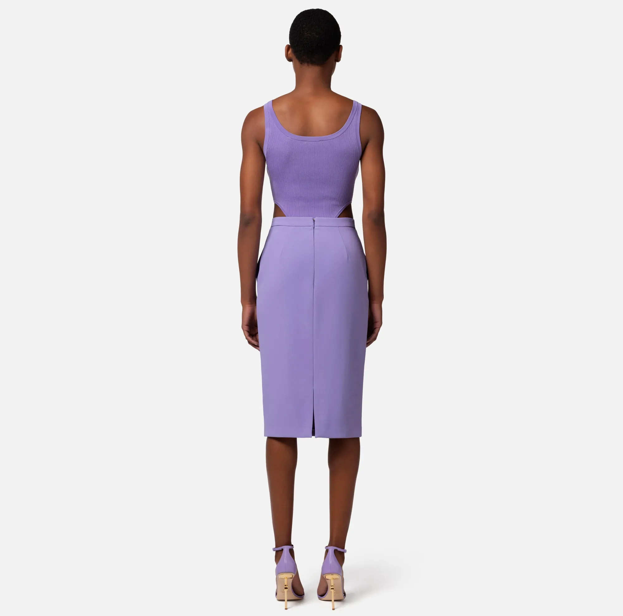 Elisabetta Franchi Body Sgambato In Rayon A Costine^ Top, T-Shirt & Body