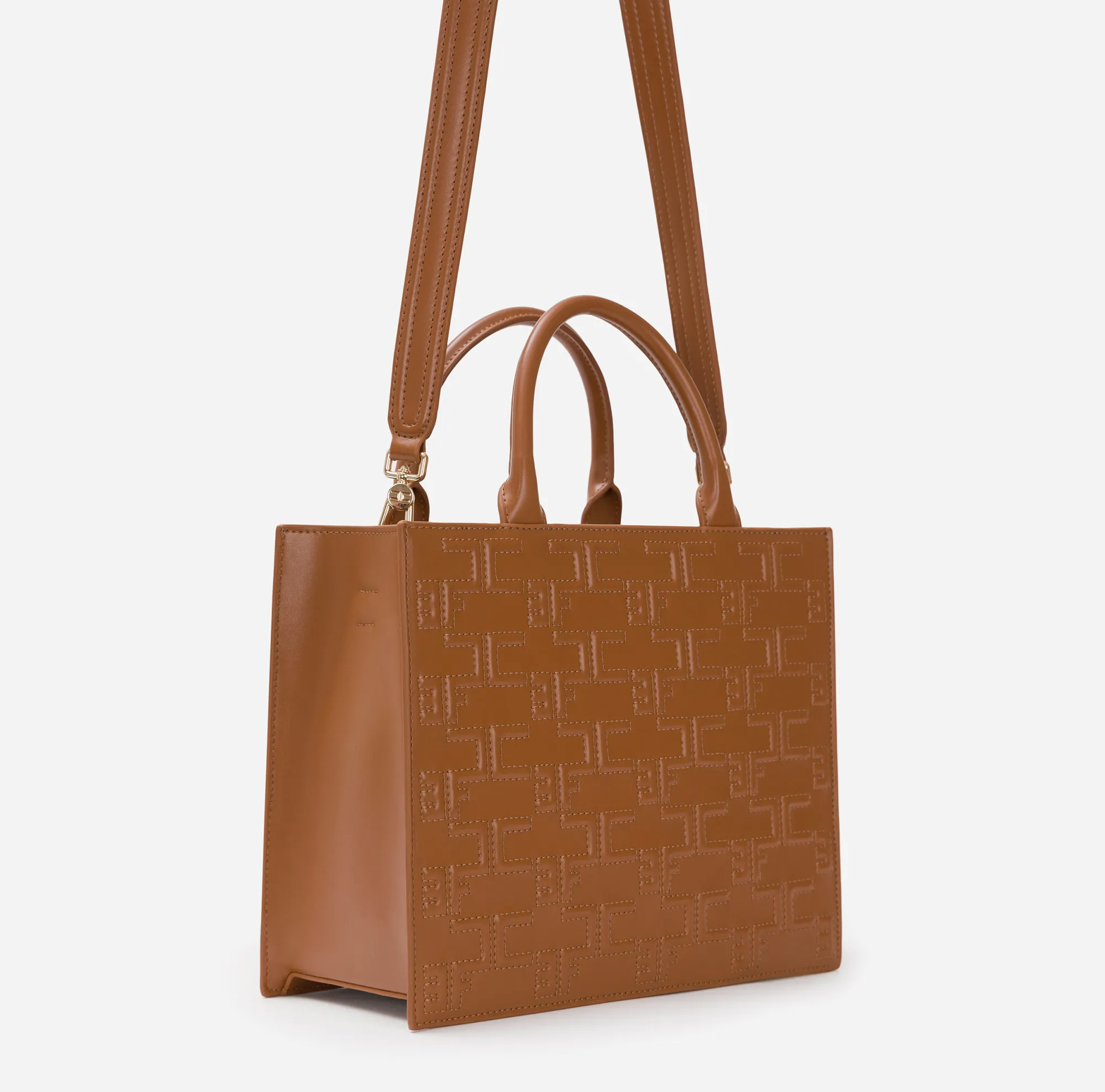 Elisabetta Franchi Bold Monogram Medium Shopper^ Borse A Mano