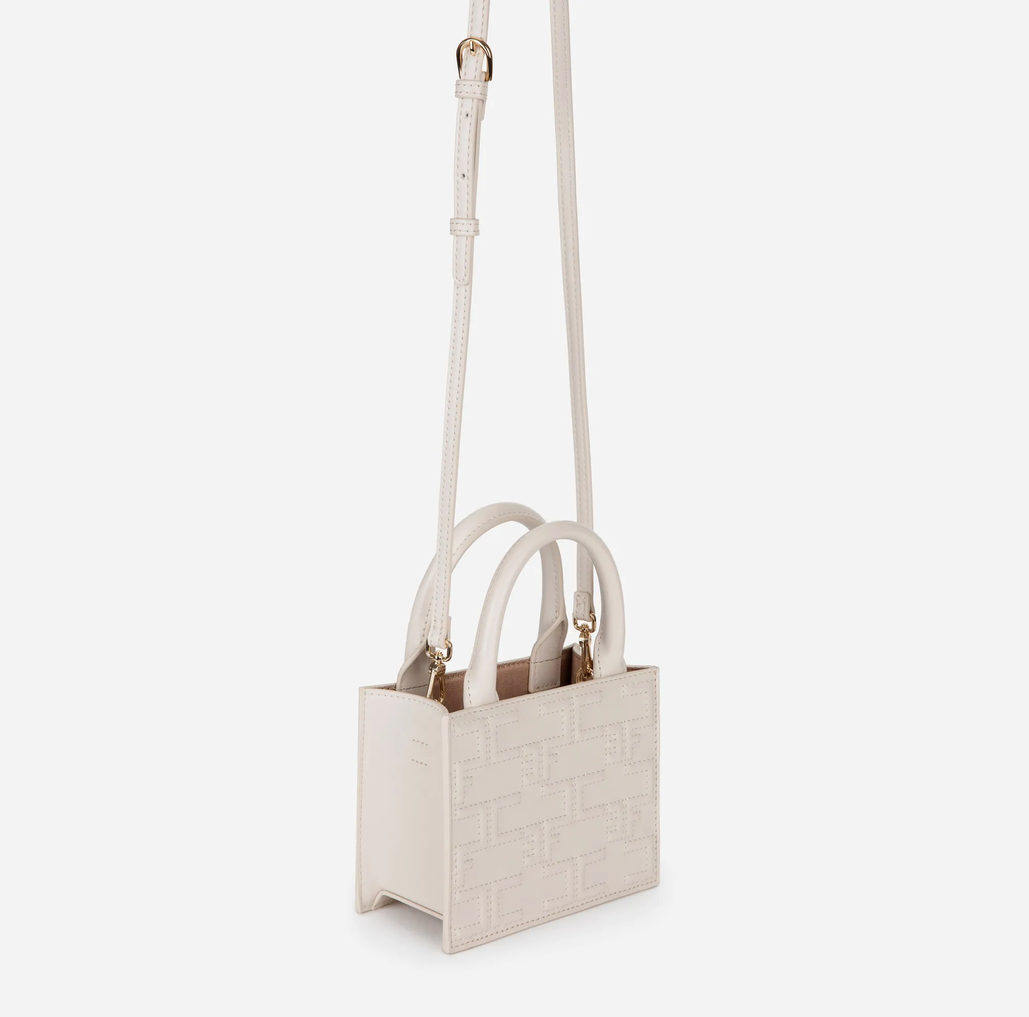 Elisabetta Franchi Bold Monogram Mini Shopper^ Borse A Mano