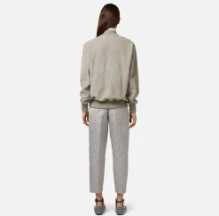 Elisabetta Franchi Bomber In Pelle Scamosciata^ Giacche & Trench