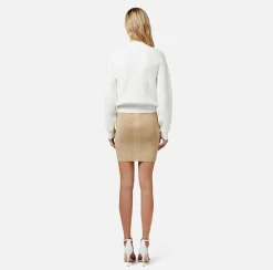 Elisabetta Franchi Bomber In Viscosa Con Cinturini Sulle Tasche^ Maglieria E Felpe