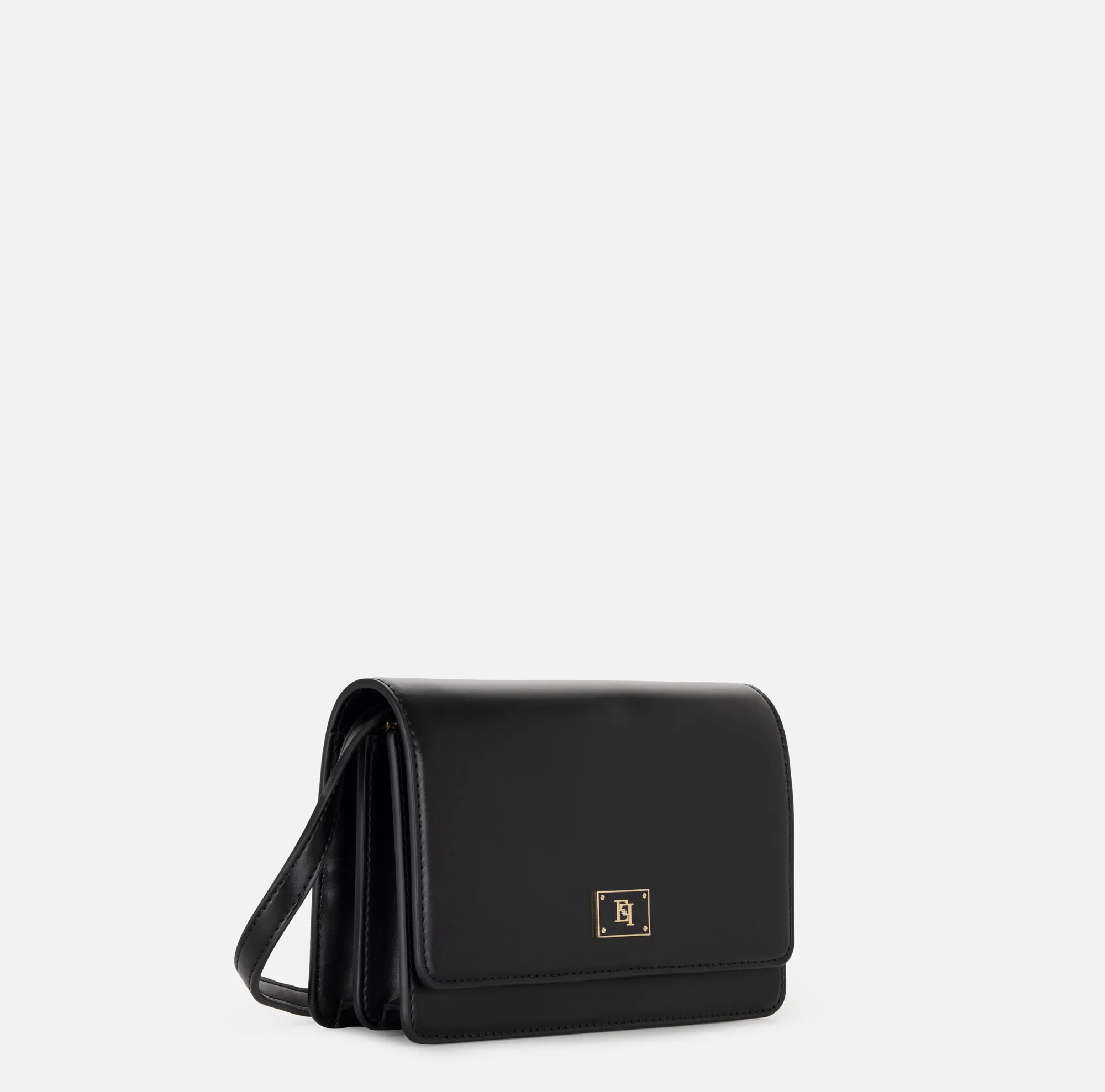 Elisabetta Franchi Borsa A Tracolla Con Placca Smaltata^ Borse A Tracolla