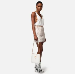 Elisabetta Franchi Borsa A Tracolla In Rafia Jacquard^ Borse A Tracolla