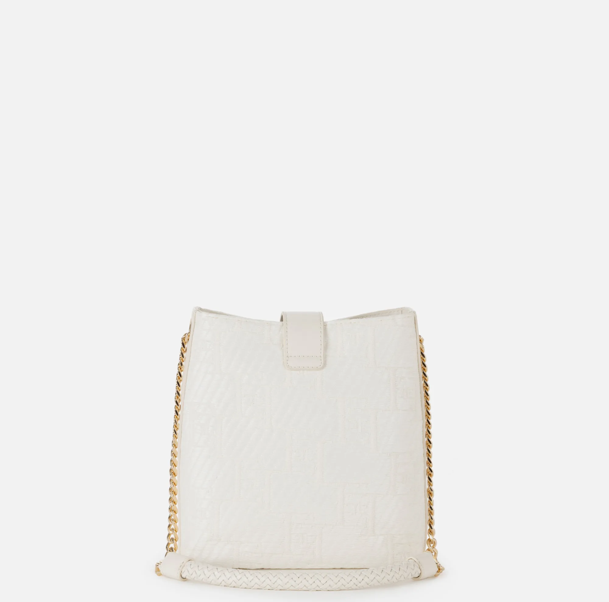 Elisabetta Franchi Borsa A Tracolla In Rafia Jacquard^ Borse A Tracolla