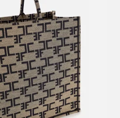 Elisabetta Franchi Borsa Monogram Grande^ Borse A Mano