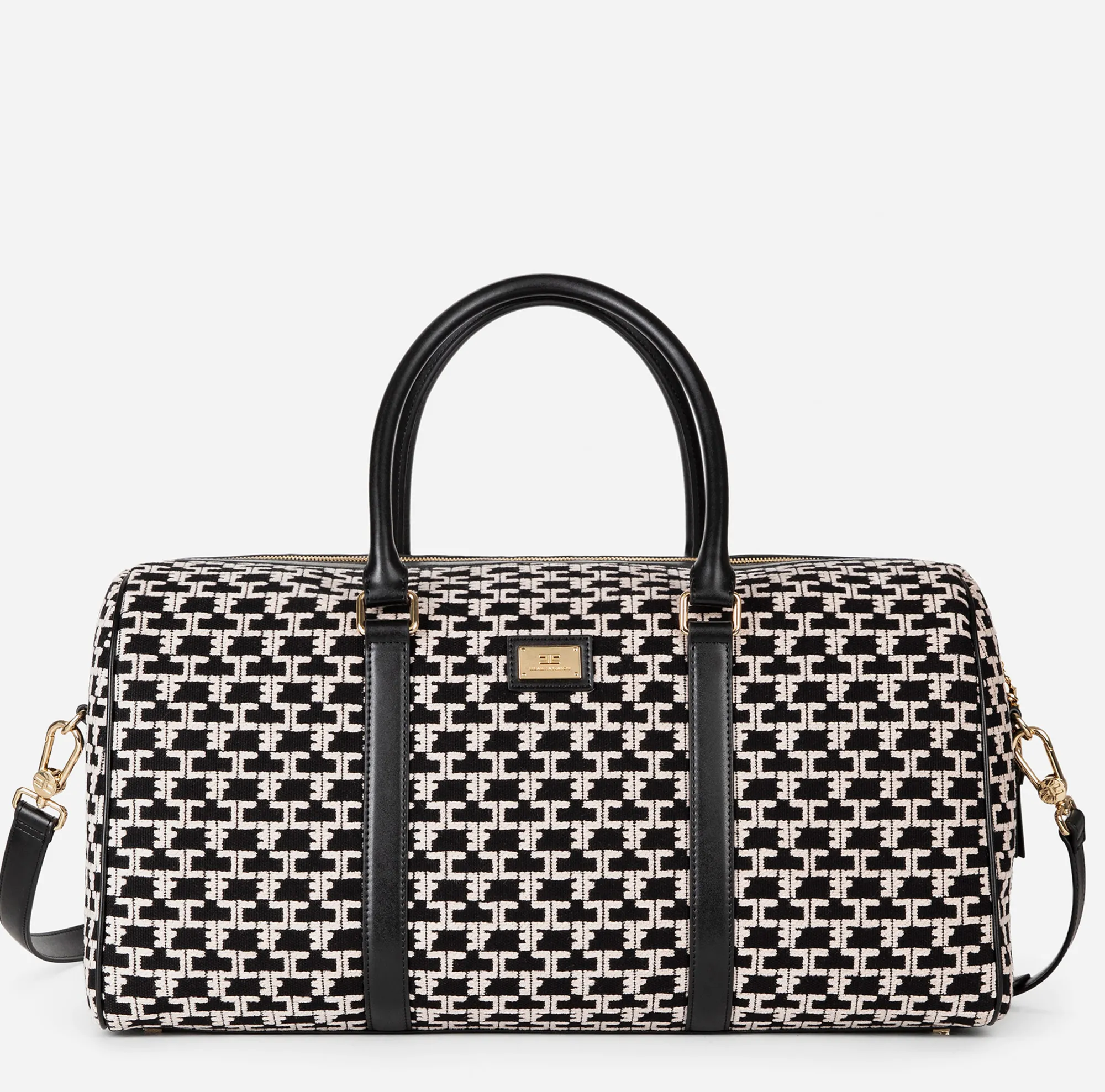Elisabetta Franchi Borsone Weekend Monogram Travel^ Valigeria