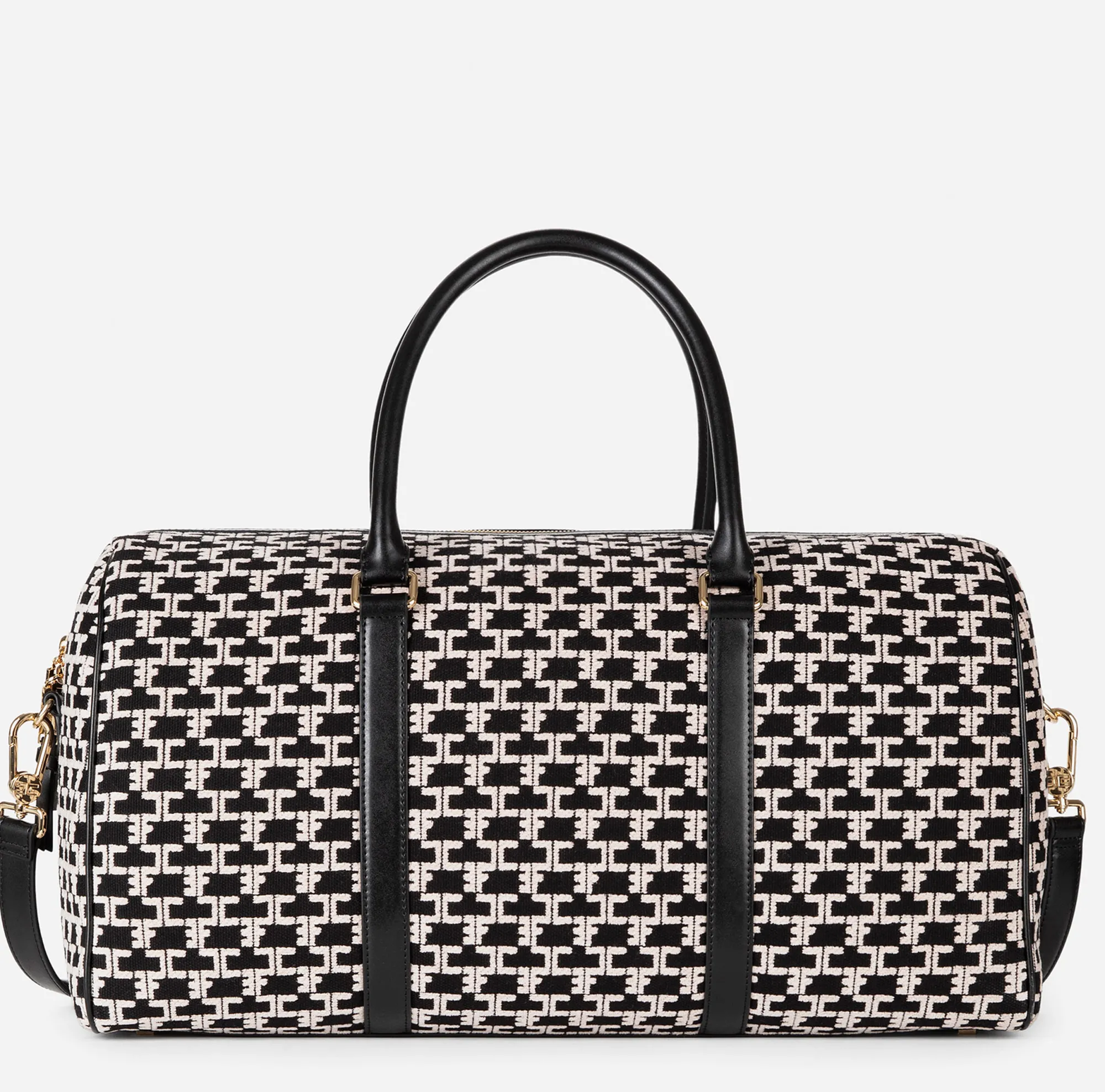 Elisabetta Franchi Borsone Weekend Monogram Travel^ Valigeria