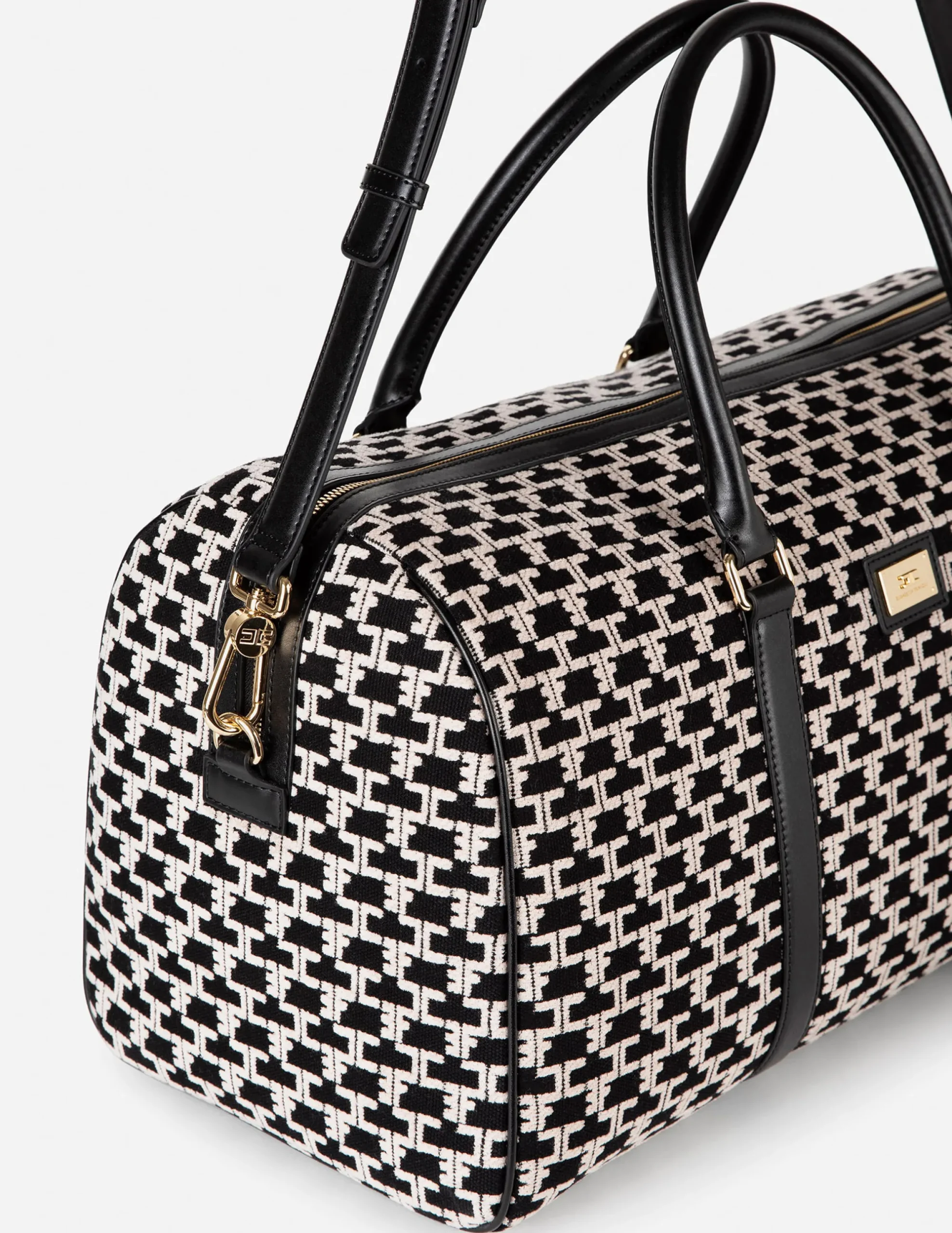 Elisabetta Franchi Borsone Weekend Monogram Travel^ Valigeria