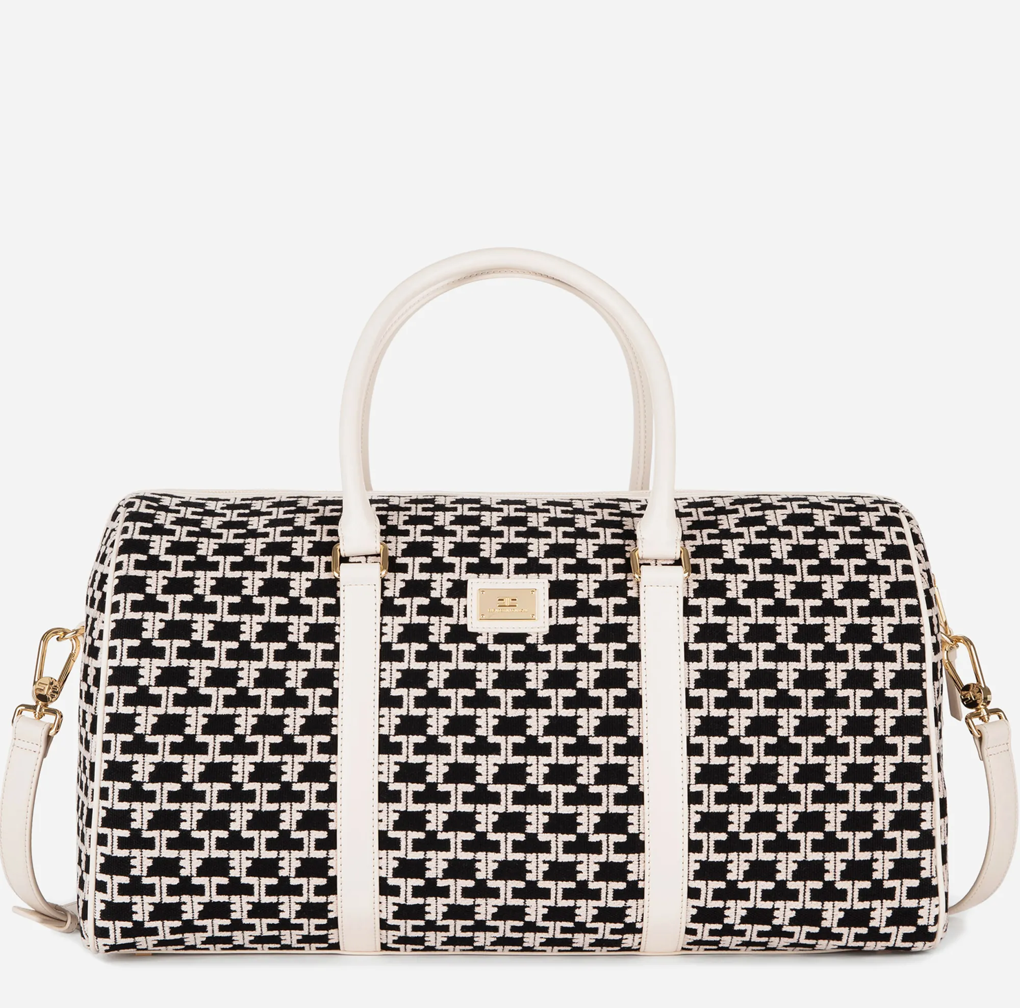 Elisabetta Franchi Borsone Weekend Monogram Travel^ Valigeria