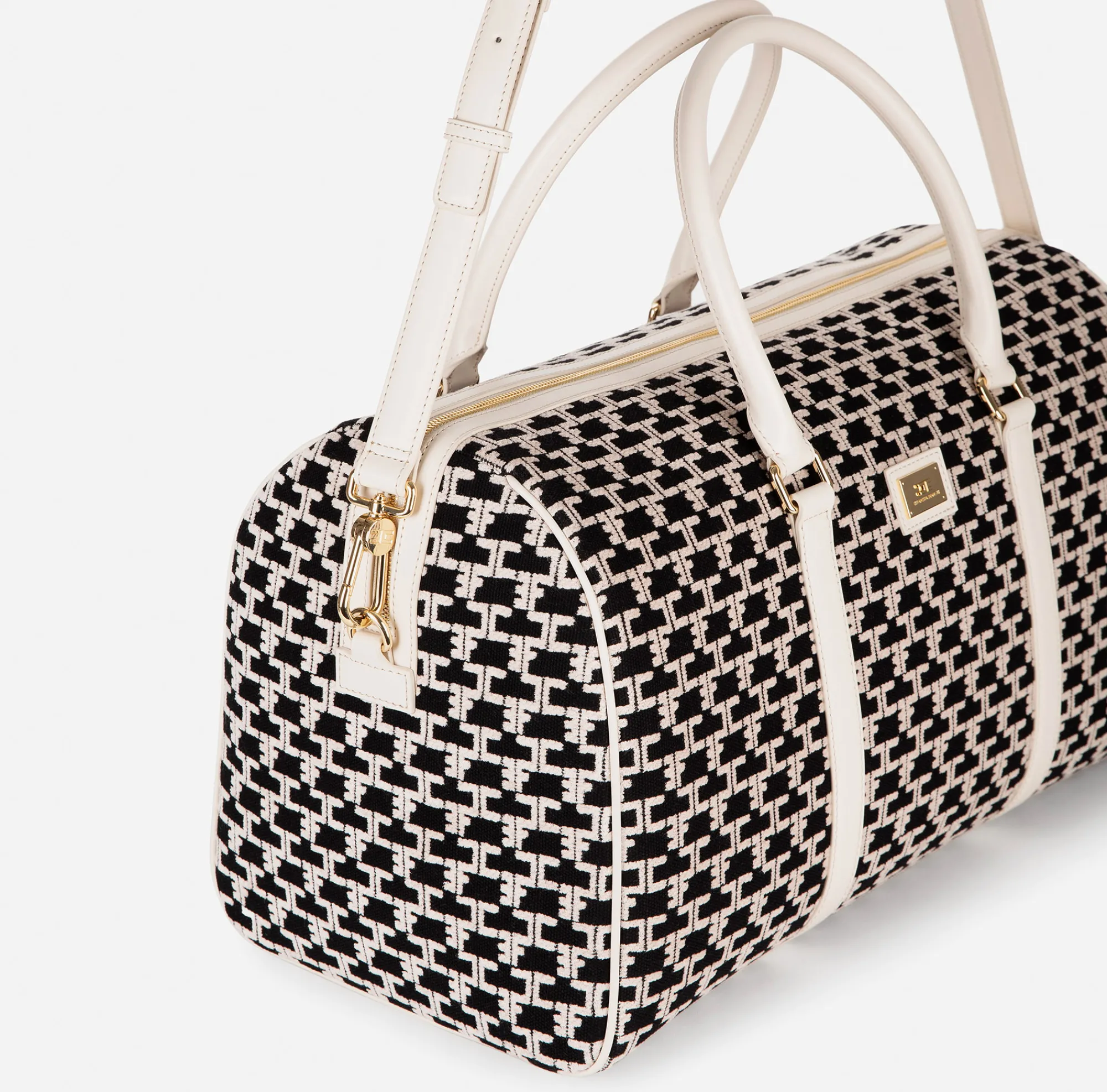 Elisabetta Franchi Borsone Weekend Monogram Travel^ Valigeria