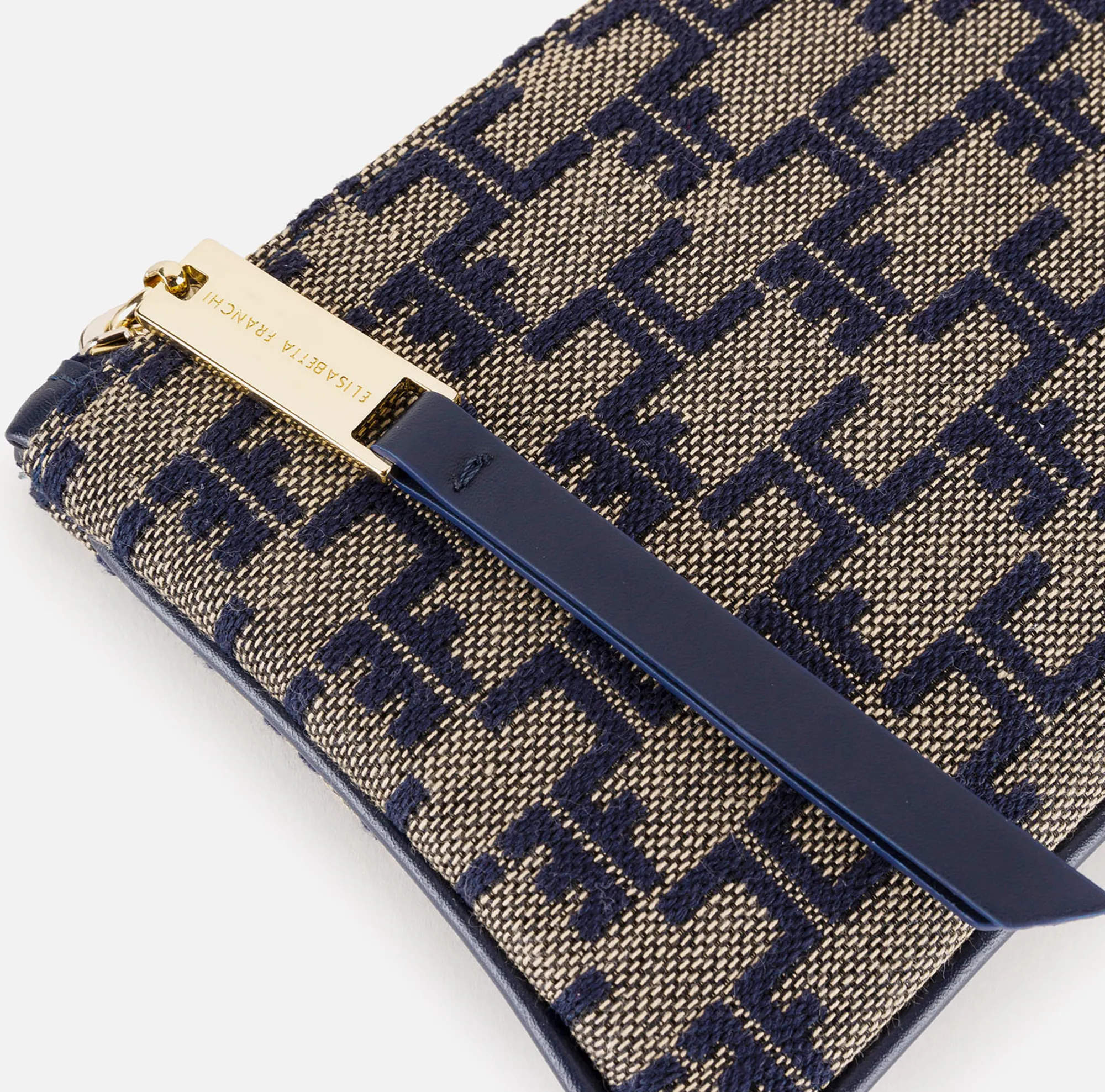 Elisabetta Franchi Bustina Monogram^ Clutch