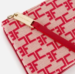 Elisabetta Franchi Bustina Monogram^ Clutch