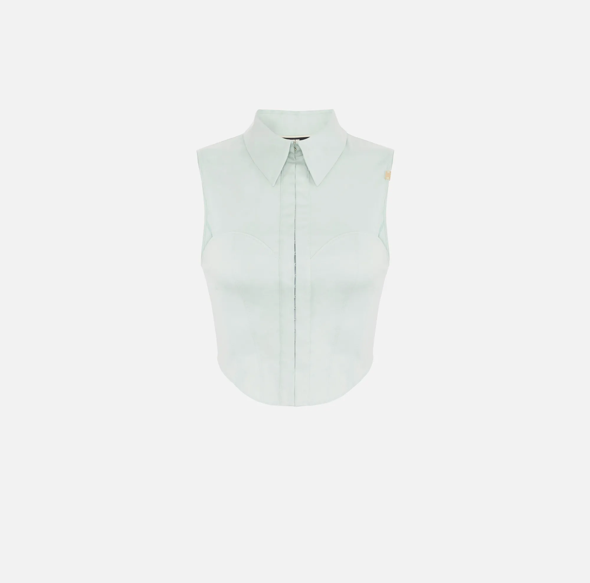 Elisabetta Franchi Camicia A Bustier In Popeline Di Cotone^ Camicie E Bluse