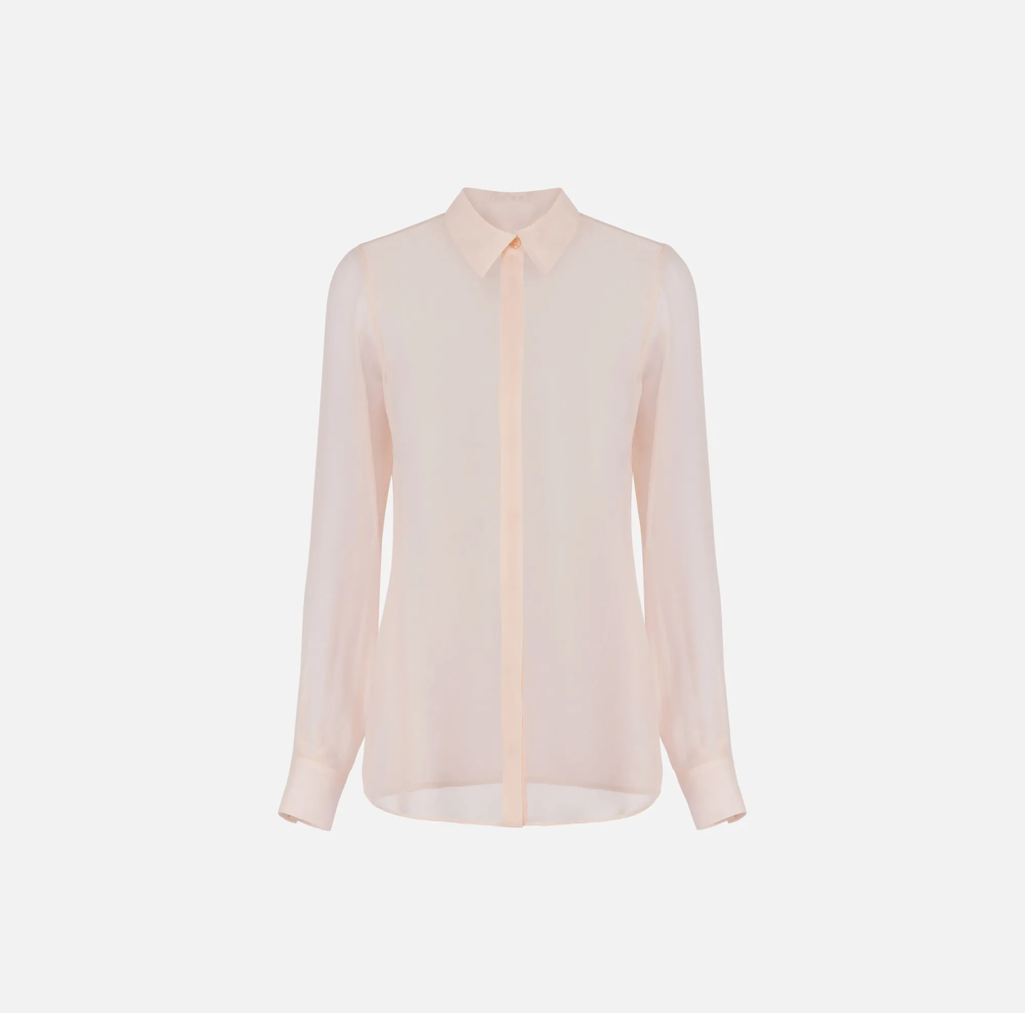 Elisabetta Franchi Camicia In Georgette Di Seta^ Camicie E Bluse