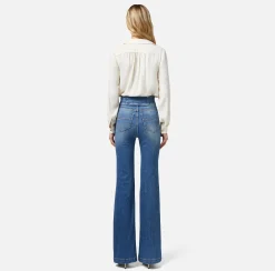 Elisabetta Franchi Camicia In Georgette Di Viscosa Con Foulard Lettering^ Camicie E Bluse