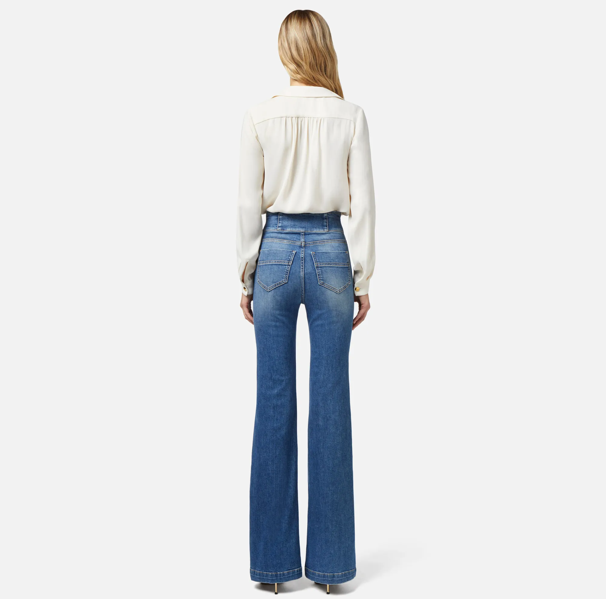 Elisabetta Franchi Camicia In Georgette Di Viscosa Con Foulard Lettering^ Camicie E Bluse