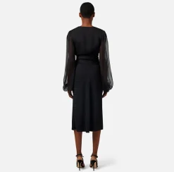 Elisabetta Franchi Camicia In Voile Di Seta Con Fusciacca^ Camicie E Bluse