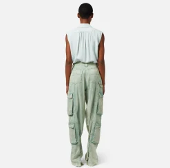 Elisabetta Franchi Camicia Svasata In Georgette Di Viscosa Con Cravatta Lettering^ Camicie E Bluse