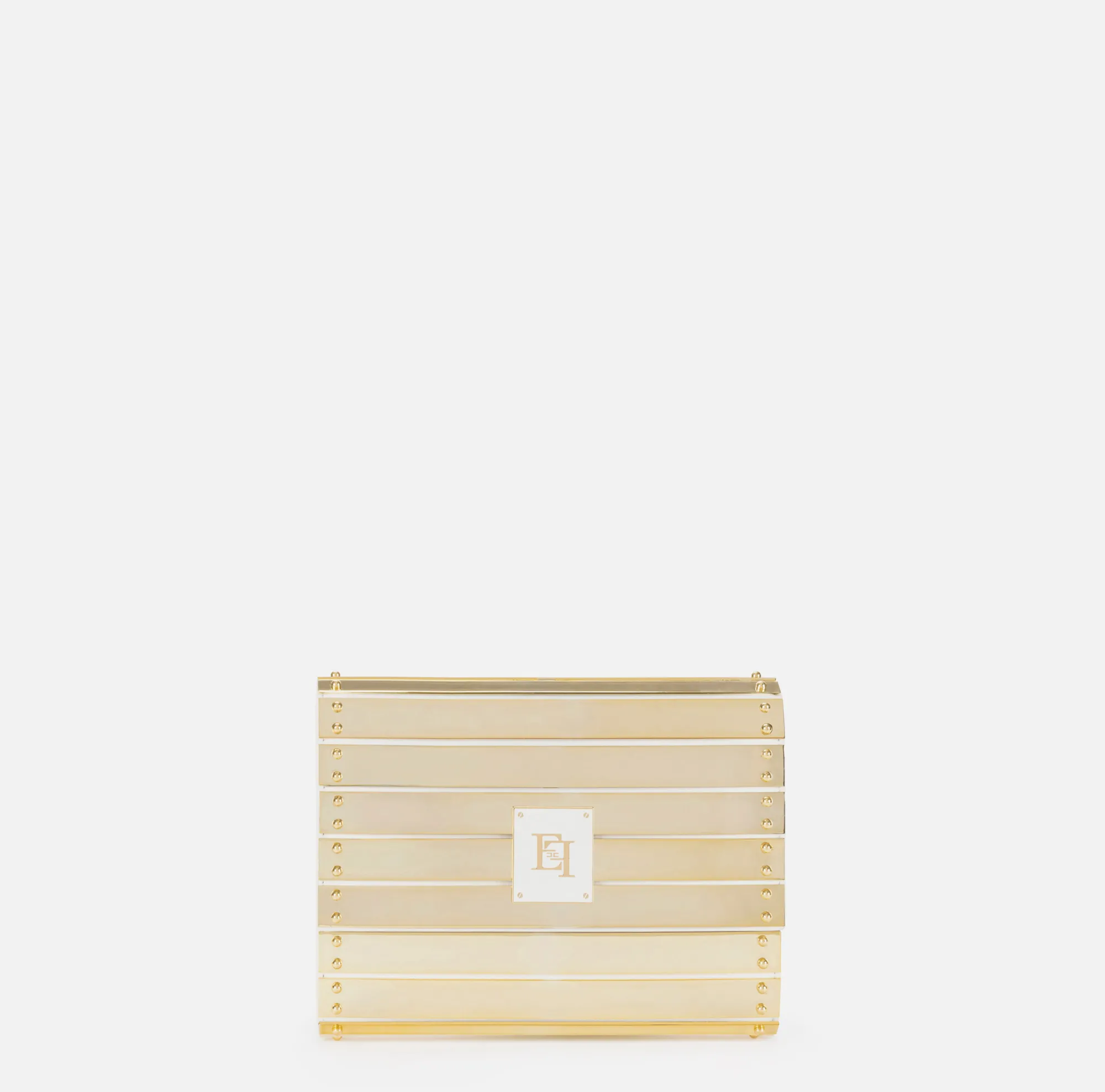 Elisabetta Franchi Clutch Specchiata Con Tracolla^ Clutch