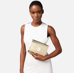 Elisabetta Franchi Clutch Specchiata Con Tracolla^ Clutch