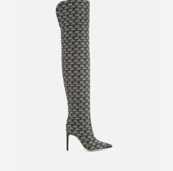 Elisabetta Franchi Cuissardes Monogram^ Stivali