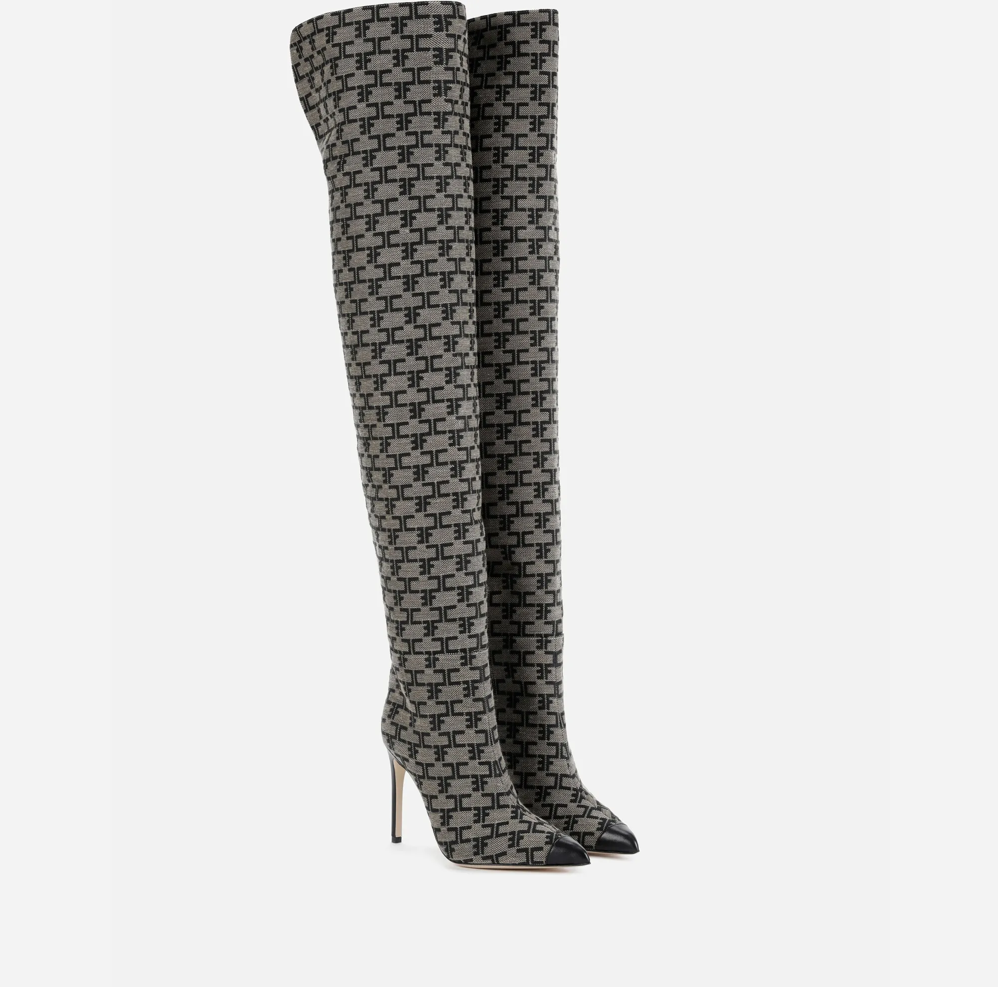 Elisabetta Franchi Cuissardes Monogram^ Stivali