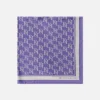 Elisabetta Franchi Foulard Grande In Twill Di Seta Stampa Logo^ Mostra Tutti