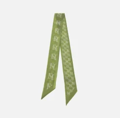 Elisabetta Franchi Foulard Sottile In Twill Di Seta Stampa Logo^ Mostra Tutti