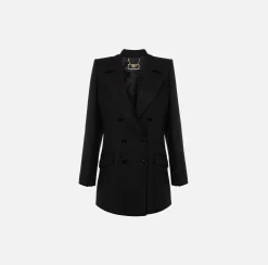 Elisabetta Franchi Giacca Doppiopetto In Crepe^ Giacche & Trench